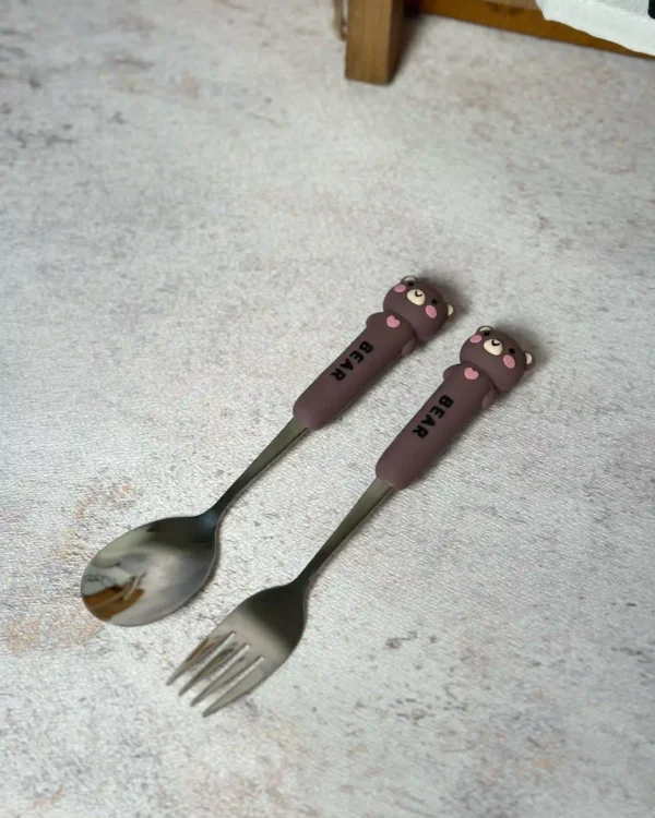 قاشق کودک سیلیکونی ۲۵۹ - Image 4